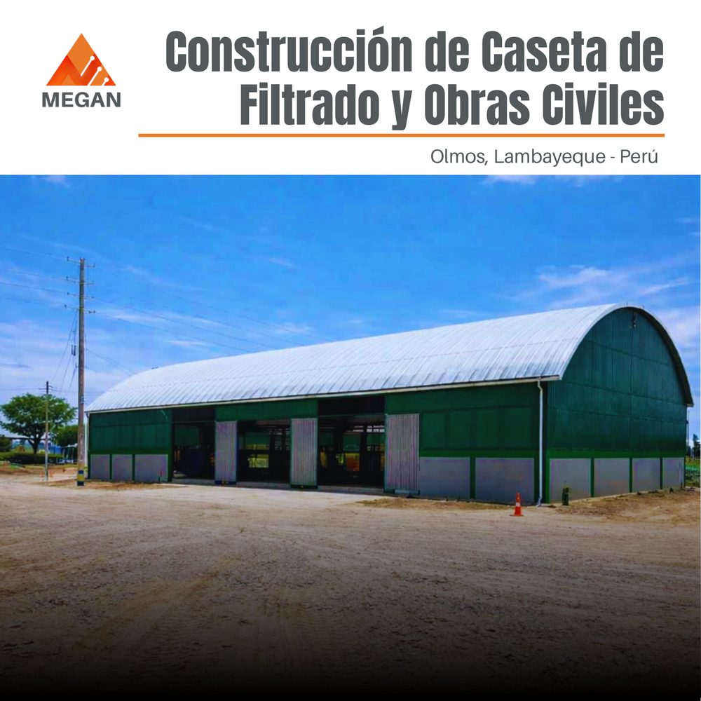 Construcción de Caseta de Filtrado y Obras Civiles